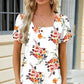 Square Neck Short Sleeve T-Shirt