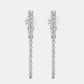 Moissanite 925 Sterling Silver Connected Earrings