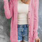 Button Up Long Sleeve Cover Up