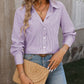 Striped Button Up Long Sleeve Shirt