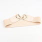Women's D Buckle Elastic Belt