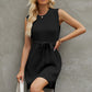 Women's SoDreamy Tied Round Neck Sleeveless Sweater Dress