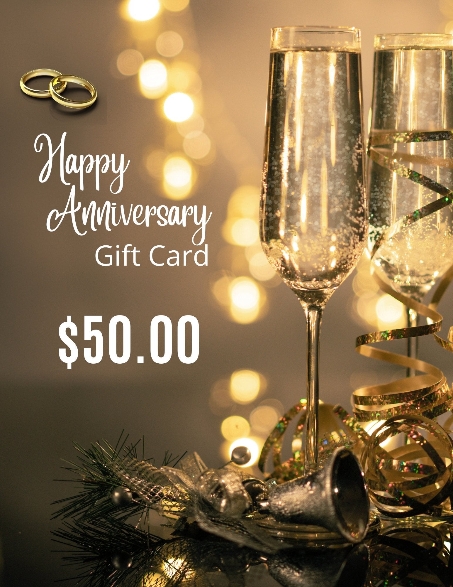 Anniversary Gift Card  *