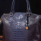 Ava Mea PU Croc Leather Handbag