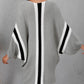 Ribbed Round Neck Long Sleeve Sweater Dress