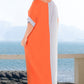 Plus Size Color Block Tee Dress with Pockets