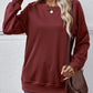 Round Neck Long Sleeve Sweatshirt