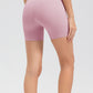 Wide Waistband Slim Fit Sports Shorts