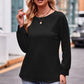 Full Size Round Neck Long Sleeve Tee