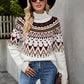 Turtleneck Ribbed Trim Sweater