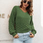 V-Neck Long Sleeve Sweater