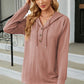 Full Size Cable-Knit Long Sleeve Hoodie