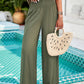 Savannah Lynn Smocked Wide Leg Pants with Pockets
