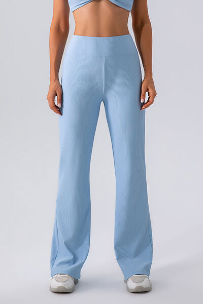 Hannahs Yoga Attire High Waist Straight Active Pants