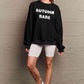 Simply Love SEASONAL Full Size AUTUMN BABE Graphic Sweatshirt