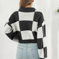 Hannah Lea Color Block Round Neck Dropped Shoulder Sweater 🦋