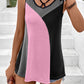 Women's Full Size Color Block Tank Top