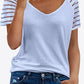 Full Size V-Neck Raglan Sleeve Tee