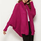 Open Front Batwing Sleeve Cardigan