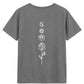 Rose Round Neck Short Sleeve T-Shirt