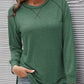 Women's SLENA Full Size Lucia Color Block Raglan Sleeve Top