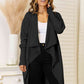 Long Sleeve Open Front Longline Cardigan
