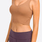 Deep V-Neck Crop Sports Bra in Assorted Colors