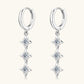 Moissanite 925 Sterling Silver Geometric Shape Earrings