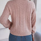 Hannah Lea Cable-Knit Turtleneck Sweater 🦋