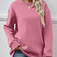 Round Neck Long Sleeve Sweatshirt