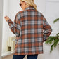 Plaid Collared Shirt Jacket