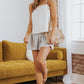 Smocked Waist Culotte Shorts