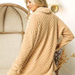 BiBi Checkered Round Neck Thumbhole Long Sleeve Top - Brand BiBi