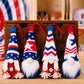 4-Piece Independence Day Knit Hanging Gnomes