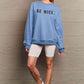 Simply Love Full Size BE NICE Graphic Sweatshirt