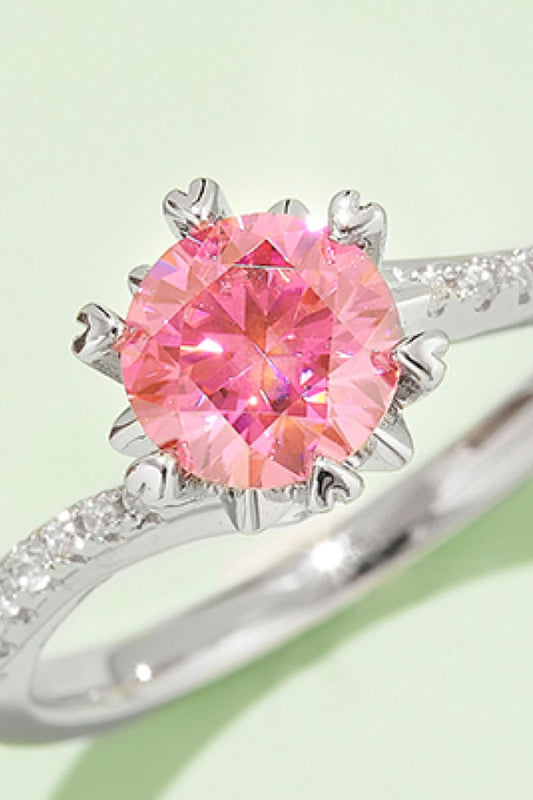 1 Carat Moissanite 925 Sterling Silver Ring 💜