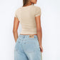 Square Neck Short Sleeve Tee