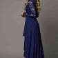Full Size Lace High-Low V-Neck Dress