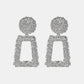 Geometrical Shape Zinc Alloy Dangle Earrings