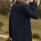 Textured Open Front Long Sleeve Cardigan
