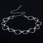 Alloy Chain Circle Shape Belt