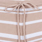 Women's SoBeautiful Striped Lantern Sleeve Knit Top and Drawstring Shorts Set