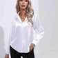 Collared Neck Buttoned Long Sleeve Shirt