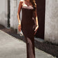 Spaghetti Strap Bodyline Maxi Dress