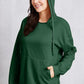 Drawstring Kangaroo Pocket Dropped Shoulder Hoodie