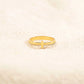 Zircon 925 Sterling Silver Cross Ring