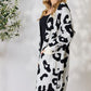 BiBi Leopard Open Front Ivory Cardigan - Brand BiBi