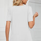 Square Neck Short Sleeve T-Shirt