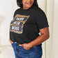 Simply Love WIFE MOM BOSS Leopard Graphic T-Shirt