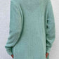 Open Front Rib-Knit Cardigan with Pockets